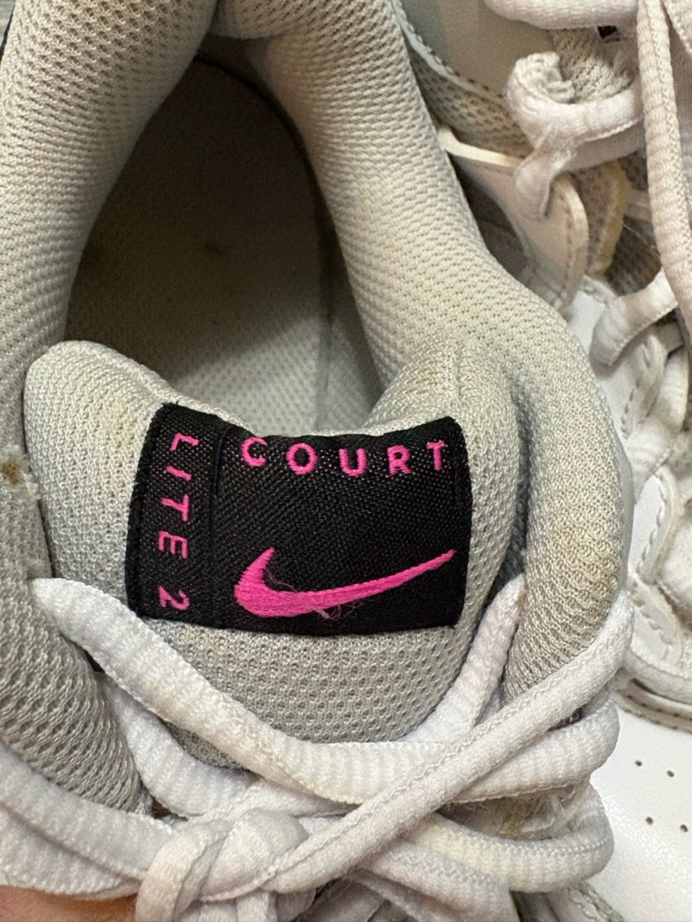 Nike Court Lite 2 Vintage-Looking Sneakers Ladies Size 10 - Picture 6 of 7